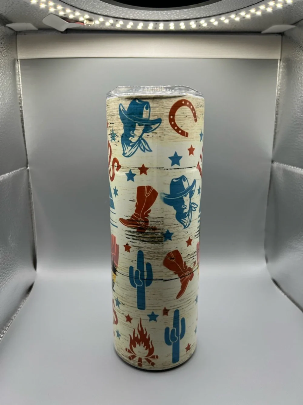Dachshund Cowboy Graphic Stainless Tumbler - Handmade #O0070C - Picture 3 of 7